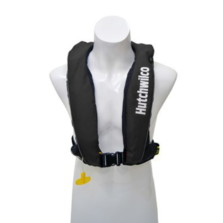 HW CLASSIC 170N INFLATABLE MANUAL LIFEJACKET - CHARCOAL Cover  IN Stock image 0